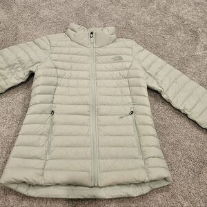 The North Face Women's Soft Gray Puffer Jacket